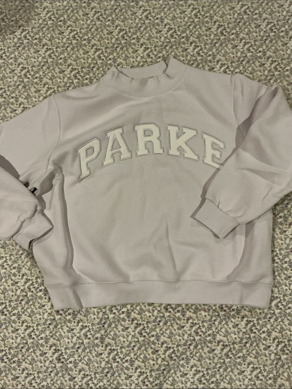 Parke Lilac Mockneck Sweatshirt - Relaxed Fit XXL - Picture 8 of 8